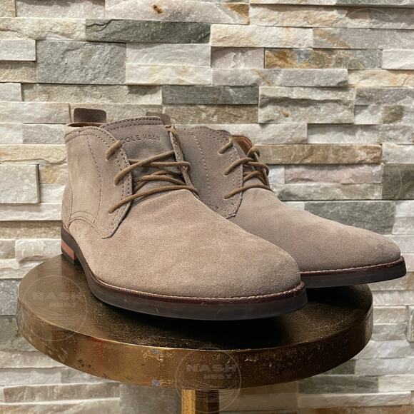 Cole Haan Other - Cole Haan Men’s 11.5M Chukka Boots Dress Shoes | Taupe Suede, Lace-Up, NWOT
